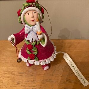Patience Brewster Dash Away Donna’s Elf Ornament Christmas Holiday Figure w/ Tag